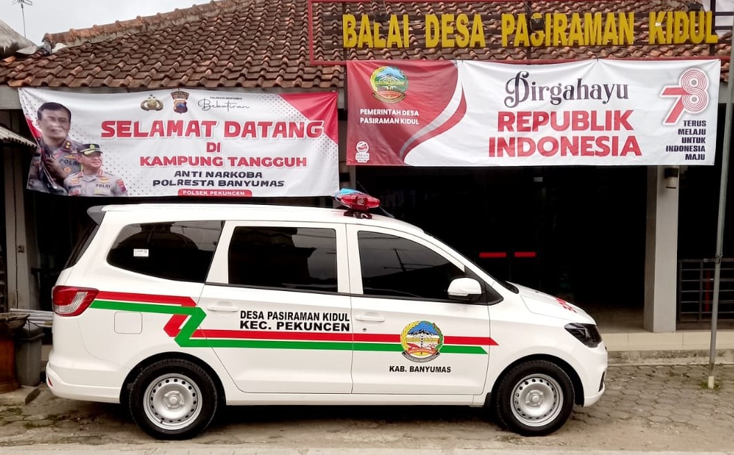 DESA PASIRAMAN KIDUL TELAH MEMILIKI MOBIL AMBULANCE DESA